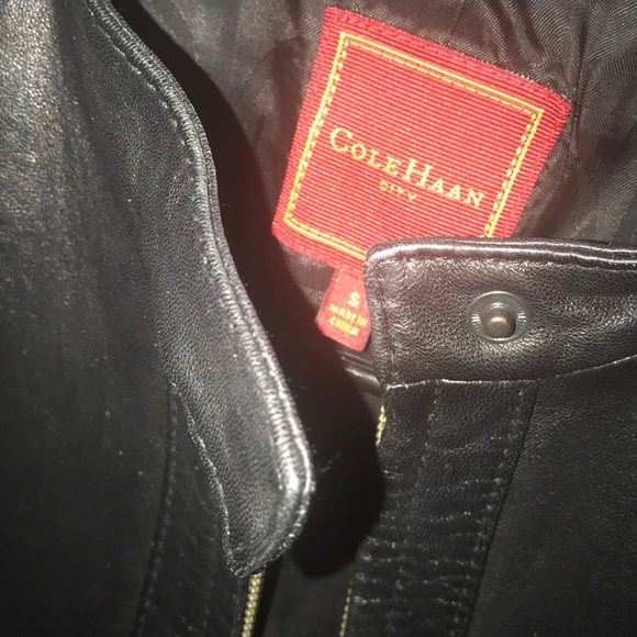 🌟Cole Haan Leather Jacket ✨ - Picture 2 of 7